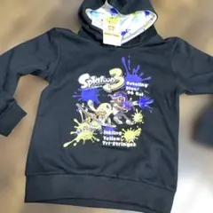 スプラトゥーン　新品タグ付き　130㎝　裏起毛パーカー