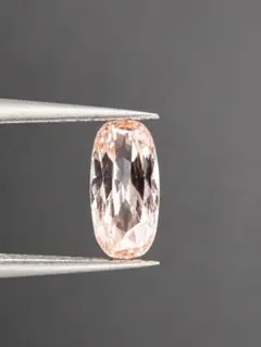 非加熱アクアピーチサファイア0.15CT - メルカリ