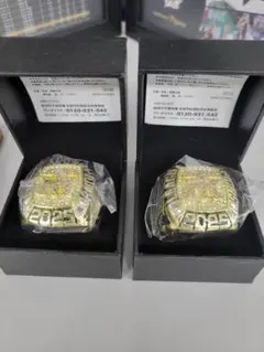 阪神タイガース チャンピオンリング 2個セットのサムネイル
