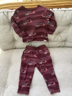 Baby GAP 消防車プリント ベビーパジャマセット 95cm未満