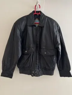 レザージャケット ブルゾン ブラック ヴィンテージ