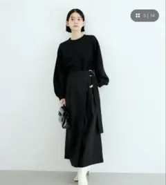COHINA バッククロスリボンキャミサロペット ブラック short - メルカリ