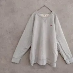 Levi's リーバイス ワンポイント ロゴ スウェット グレー　前V XLのサムネイル