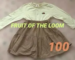 FRUIT OF THE LOOMワンピース❤️100サイズのサムネイル