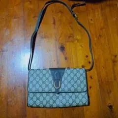 ✨美品✨GUCCI GG ショルダーバッグ ホースビット ネイビー レザー 