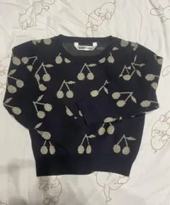 キッズ ニット さくらんぼ セーター トップス