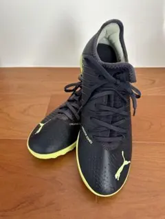 PUMA トレーニングシューズ 24㎝ ネイビー/イエロー