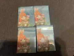 学園アイドルマスター　GIGO限定　ノベルティクリアカード 紫雲清夏 4枚セット