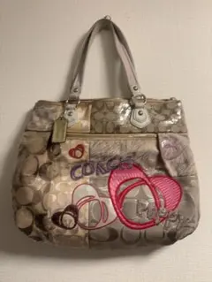 COACH 刺繍デザイン トートバッグ