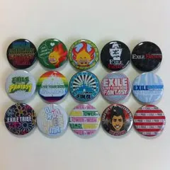 EXILE ライブ 缶バッチ 15個セット