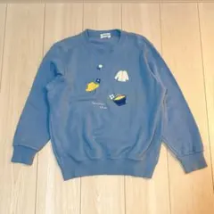 familiar 140 トレーナー　ニット　ブルー　トップス　女の子