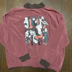 フリースハーフジッププルオーバー レッド フリーサイズ 「呪術廻戦」