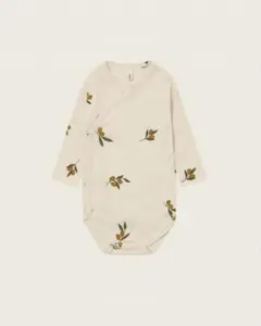 organic zoo オリーブ柄ロンパース　6-12M
