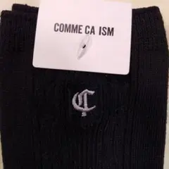 COMME CA ISM ブラック靴下 16-18cm フォーマル