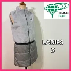 【BEAMS GOLF】美品ORANGE LABEL中綿ボアドッキングワンピース