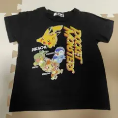 ポケモン　ポケットモンスター Tシャツ 黒　ピカチュウのサムネイル