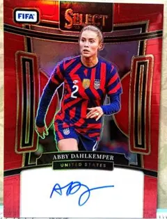 abby dahlkemper 直筆 サイン panini auto カード