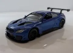 BMW GT3 M6 ミニカー ブルーリアウイング1/36サイズ
