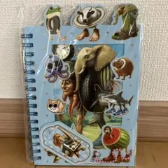 【大量のシール付！！】イタリアンブレインロットシール付ノート