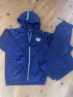 UNDER ARMOUR ネイビー　スウェット　セットアップ　パーカー SM