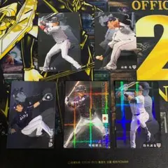 プロ野球チップスカード　5枚セット