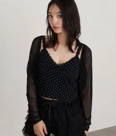 ray cassin シアーカーデランジェリーキャミセットのサムネイル