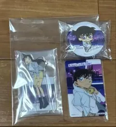 名探偵コナン 一番くじ　アクリルスタンド・缶バッジ・イラストカードセット