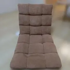今月限定出品　ブラウン クッション座椅子 約50cm幅 、約45cm座高