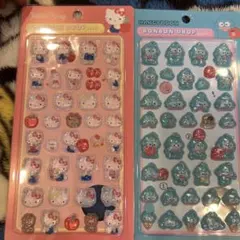 サンリオ　キティ　ポムポムプリン　ウォーターシール　ボンボンドロップシール