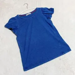 ビームス ハート ＊ トップス 半袖 カットソー 綿100% デニム風 ブルー系