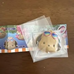 サンリオおめんコレクション　ポチャッコ　こんがりビーチバージョン