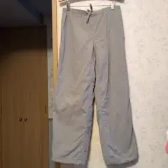 無印良品グレー カジュアルパンツ ウエスト調整可能M〜L