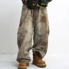 ワイドパンツデニム