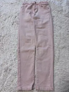 ZARA ピンク スキニーデニム