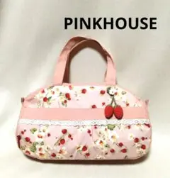 PINKHOUSE　ピンクハウス　ハンドバッグ　バッグ　イチゴ　ストロベリー