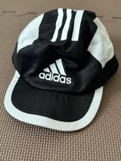 adidasアディダス　サッカーキャップ　ソフトキャップ　黒　54-57cm