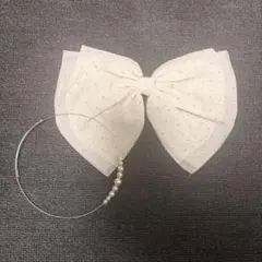 リボンバレッタ ヘアアクセサリー