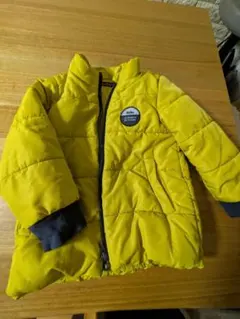 BeBe 中綿コート イエロー 90cm