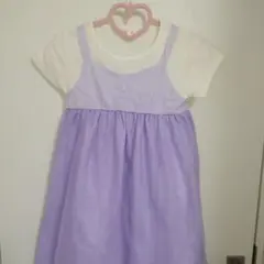 ♡ RETRO GIRL mini しまむら ワンピース 130cm 女の子 ♡