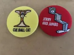 トムとジェリー 刺繍缶バッチ