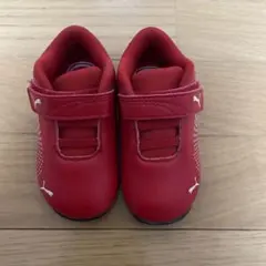 PUMA Kinderfit 赤 ベビーシューズ フェラーリロゴ付き