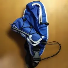 【アシックス】ジョギング用 ウェストバック 青色