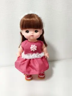 メルちゃんソランちゃんハンドメイドワンピースとヘアバンドの2点セット