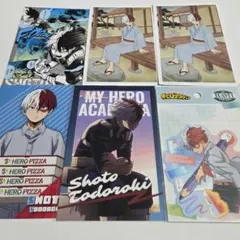 ヒロアカ　轟焦凍　漫画　特典　ポストカード　37巻　浮世絵　浴衣　ステッカー