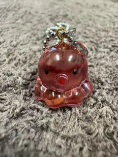 人気色再販⭐︎めんだこ/メンダコ/三連キーホルダー【レッド系