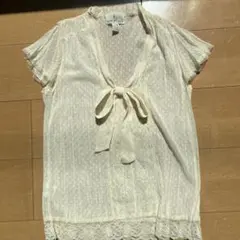 組曲⭐︎透かしレースカットソー⭐︎M