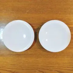 ペアホワイト小皿 11cm 2枚セット byノリタケ