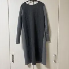respiration pink label 長袖ワンピース グレーのサムネイル