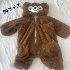 ダッフィー　つなぎ　ロンパース　ディズニー　子供用　90 ジャンバー　秋冬用