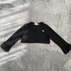 anyFAM ブラック カーディガン ボレロ130